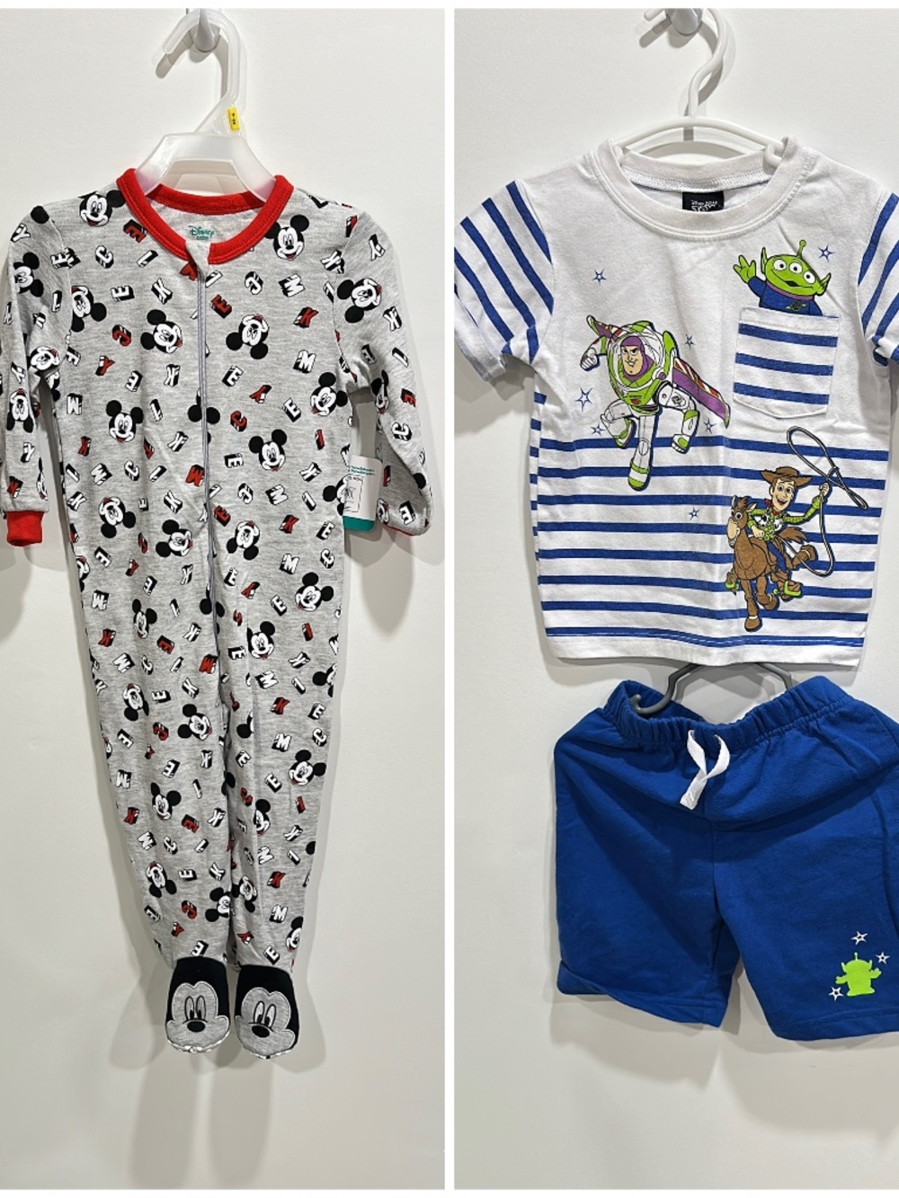 3 for $30 Disney Mickey and Toy Story Baby Boy Clothes 18-24 months